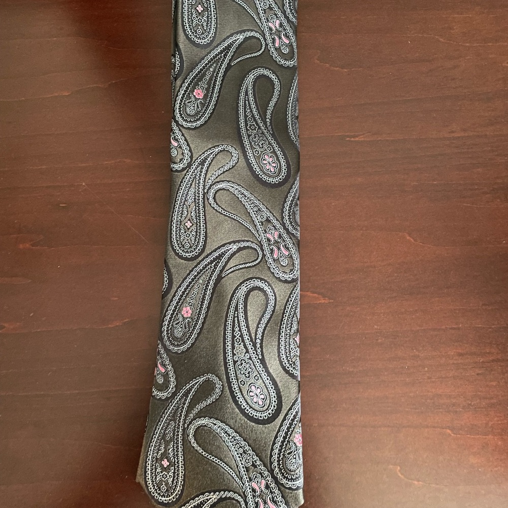 ERMENEGILDO ZEGNA  Italian Men's Tie 100% Silk